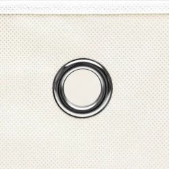 Topdeal Boîtes De Rangement Avec Couvercles 4pcs Blanc 32x32x32cm Tissu FF288350_FR 11 Topdeal Boîtes De Rangement Avec Couvercles 4pcs Blanc 32x32x32cm Tissu FF288350_FR -Petit rangement Soldes Magasin 46223605 5
