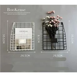 TINOR 1pc Porte Magazine/Porte Revue Metal Pour Le Bureau Et L'entrée (Blanc) -Petit rangement Soldes Magasin 46256610 5