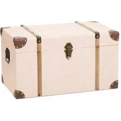 ALTOBUY ELBOW - Lot De 3 Malles Rose Finition Imitation Cuir - Rose -Petit rangement Soldes Magasin 46463973 3