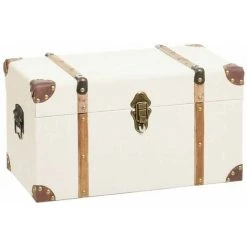 ALTOBUY ELBOW - Lot De 3 Malles Rose Finition Imitation Cuir - Rose -Petit rangement Soldes Magasin 46463973 4