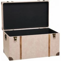 ALTOBUY ELBOW - Lot De 3 Malles Rose Finition Imitation Cuir - Rose -Petit rangement Soldes Magasin 46463973 5