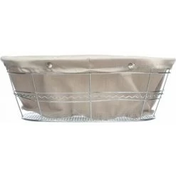 FIVE SIMPLY SMART Panière à Pain Ovale - Longueur 27, Profondeur 23.5, Hauteur 9.7 Cm - Beige -Petit rangement Soldes Magasin 46465934 2