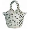 DAFNE ITALIAN DESIGN Panier Vase Porte-bon-bon Peint Et Fait à La Main En Céramique Artistique Par Castelli Italia - Code: FMA-04 Collection: Arte Dell-arredo - Arabesque Dimensions: Cm 19x15 - H Cm 20 Description: Panier Avec Poignée Tressée Blanc Antique Pour Salon Et Cuisi 1 DAFNE ITALIAN DESIGN Panier Vase Porte-bon-bon Peint Et Fait à La Main En Céramique Artistique Par Castelli Italia - Code: FMA-04 Collection: Arte Dell-arredo - Arabesque Dimensions: Cm 19x15 - H Cm 20 Description: Panier Avec Poignée Tressée Blanc Antique Pour Salon Et Cuisi -Petit rangement Soldes Magasin 46484431 1