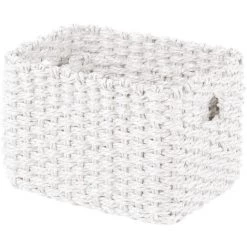 COMPACTOR Lot 2 X Panier De Rangement - Blanc -Petit rangement Soldes Magasin 46493050 4