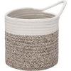 Kueatily Panier Suspendu En Corde De Coton (blanc Et Marron) 1 Kueatily Panier Suspendu En Corde De Coton (blanc Et Marron) -Petit rangement Soldes Magasin 46713275 1