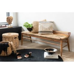 DANSMAMAISON Set De 2 Panier Maurice Jacynthe D'Eau Naturel - L 52 X L 52 X H 43 Cm - Naturel -Petit rangement Soldes Magasin 46734315 4