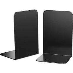 DKSFJKL Serre-livres Premium Serre-livres Pour étagères, Serre-livres En Métal, Support D'étagère, Bouchon De Livre Pour Bureau à Domicile, Serre-livres Noir 1 Paire