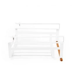 COMPACTOR Panier De Rangement à Suspendre Sous étagère - Blanc -Petit rangement Soldes Magasin 47335614 3