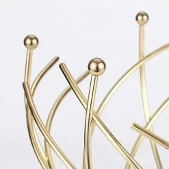 LONGZIMING Bol De Fruits Panier De LéGumes Creative Stand Simple Creux Stockage De Fer Art Drainer Rack Salon Porte-Couverts -Petit rangement Soldes Magasin 47603619 4