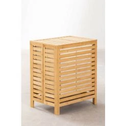 Panier à Linge En Bambou Lionel SKLUM Bambou Bambou - Bambou Bambou -Petit rangement Soldes Magasin 47950438 4