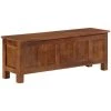 VidaXL Boîte De Rangement 110x30x40 Cm Bois De Manguier Solide - Brun