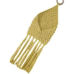 Porte-revues De Style Bohémien - Panier Pour Livres, Fleurs, Décoration Murale Pour Entrée, Salon, 19*50 Cm Fontainebleau Jaune -Petit rangement Soldes Magasin 48221935 4