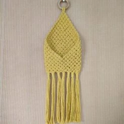 Porte-revues De Style Bohémien - Panier Pour Livres, Fleurs, Décoration Murale Pour Entrée, Salon, 19*50 Cm Fontainebleau Jaune -Petit rangement Soldes Magasin 48221935 5