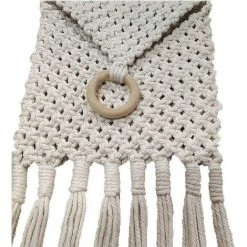 Porte-revues De Style Bohémien - Panier Pour Livres, Fleurs, Décoration Murale Pour Entrée, Salon, 19*50 Cm Fontainebleau Blanc -Petit rangement Soldes Magasin 48221940 4