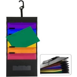 Trieur Mural Porte Revue A4 Fontainebleau Présentoir Mural Composé De 6 Positions Pliable En Plastique