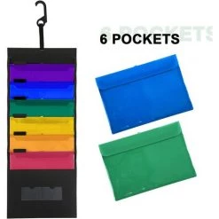 Trieur Mural Porte Revue A4 Fontainebleau Présentoir Mural Composé De 6 Positions Pliable En Plastique -Petit rangement Soldes Magasin 48221949 4