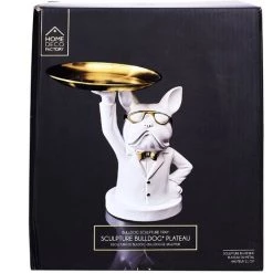 THE HOME DECO FACTORY Vide Poche Déco Bouledogue Serveur Blanc Et Doré 9 THE HOME DECO FACTORY Vide Poche Déco Bouledogue Serveur Blanc Et Doré -Petit rangement Soldes Magasin 48344108 4