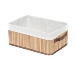 COMPACTOR Panier De Rangement - Bois Naturel 9 COMPACTOR Panier De Rangement - Bois Naturel -Petit rangement Soldes Magasin 48539972 3