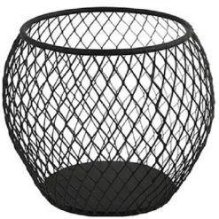 COUNTRYFIELD PANIER REINA 13 X 10,5 CM ACIER/NICKEL NOIR TOM