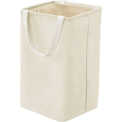 CADEAU Panier De Rangement En Tissu Cube Haut Naturel Blanc 3 CADEAU Panier De Rangement En Tissu Cube Haut Naturel Blanc