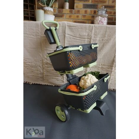 KAJO Chariot - Kaba Gris/Tilleul 3 KAJO Chariot - Kaba Gris/Tilleul