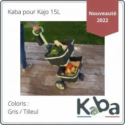 KAJO Chariot - Kaba Gris/Tilleul 8 KAJO Chariot - Kaba Gris/Tilleul -Petit rangement Soldes Magasin 48888412 2