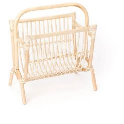 Amadeus - Porte-revues En Rotin Et Bambou 50x32x56 - Beige