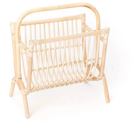 Amadeus - Porte-revues En Rotin Et Bambou 50x32x56 - Beige 3 Amadeus - Porte-revues En Rotin Et Bambou 50x32x56 - Beige