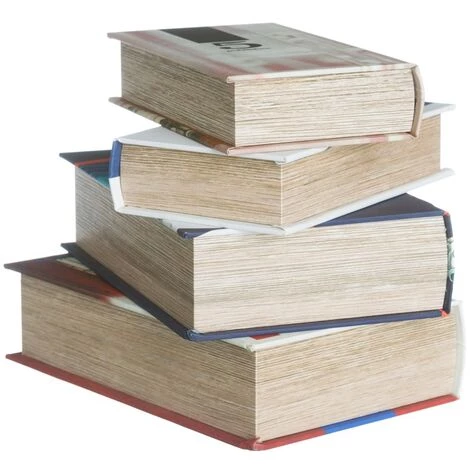 LOLA HOME Lot De 2 Boites à Livres Oceans En Tissu Et Bois, Dm 6 LOLA HOME Lot De 2 Boites à Livres Oceans En Tissu Et Bois, Dm – Image 4