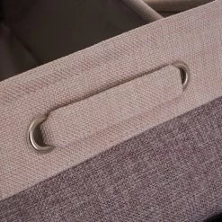 LOLAHOME Lot De 6 Corbeilles Polyester Grises Et Corbeilles Avec Anses -Petit rangement Soldes Magasin 50736056 3