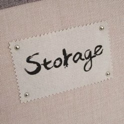 LOLA HOME Lot De 3 Paniers Et 3 Paniers En Polyester Beige Avec Anses -Petit rangement Soldes Magasin 50736627 2