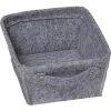 TENDANCE - Panier De Rangement Panière De Dressing En Feutrine Gris Clair L 20.5 X P 26 X H 10.5 Cm - Gris Clair 1 TENDANCE - Panier De Rangement Panière De Dressing En Feutrine Gris Clair L 20.5 X P 26 X H 10.5 Cm - Gris Clair -Petit rangement Soldes Magasin 50907528 1