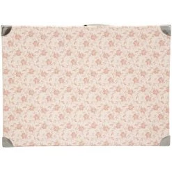 Atmosphera - Valisette De Rangement En Carton Déco Liberty L 38 Cm - Rose -Petit rangement Soldes Magasin 51254505 4