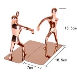 ZHUOXUAN Serre-livres Créatif, 1 Paire De Serre-livres En Acier Inoxydable Serre-livres Pour La Décoration De La Maison -Petit rangement Soldes Magasin 51458146 5