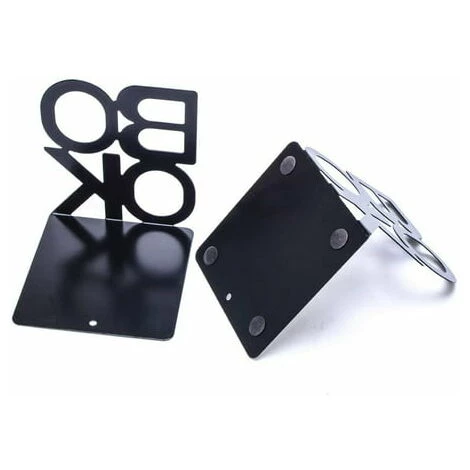 ZHUOXUAN Serre-livres - Serre-livres Décoratifs En Métal Prend En Charge Le Bureau Bookrack, Les Livres, La Conception D'apparence Merek, Heavy Duty 5 ZHUOXUAN Serre-livres - Serre-livres Décoratifs En Métal Prend En Charge Le Bureau Bookrack, Les Livres, La Conception D'apparence Merek, Heavy Duty â Image 3