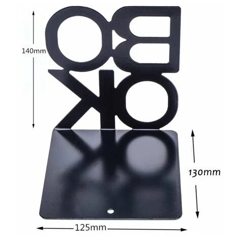 ZHUOXUAN Serre-livres - Serre-livres Décoratifs En Métal Prend En Charge Le Bureau Bookrack, Les Livres, La Conception D'apparence Merek, Heavy Duty 6 ZHUOXUAN Serre-livres - Serre-livres Décoratifs En Métal Prend En Charge Le Bureau Bookrack, Les Livres, La Conception D'apparence Merek, Heavy Duty â Image 4