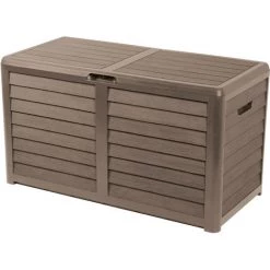 EDA Coffre De Rangement Baya - 420 L - Taupe - Taupe