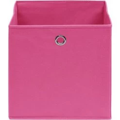 YOUTHUP Bo?tes De Rangement 10 Pcs Tissu Intissé 28x28x28 Cm Rose - Rose -Petit rangement Soldes Magasin 51880543 3