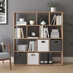 Boîte Pliable 30x30cm Anthracite Lot De 2 Vicco 10 Boîte Pliable 30x30cm Anthracite Lot De 2 Vicco -Petit rangement Soldes Magasin 52050844 4