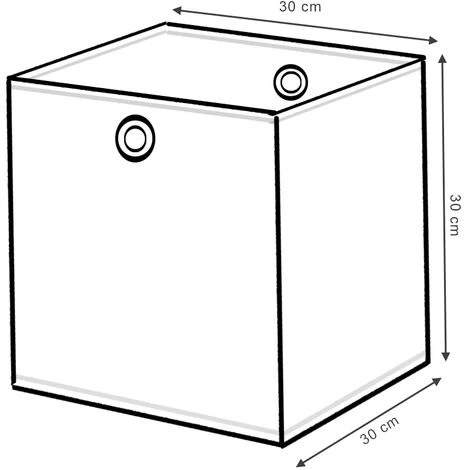 Boîte Pliable 30x30cm Lapin/Renard Lot De 2 Vicco 5 Boîte Pliable 30x30cm Lapin/Renard Lot De 2 Vicco – Image 3