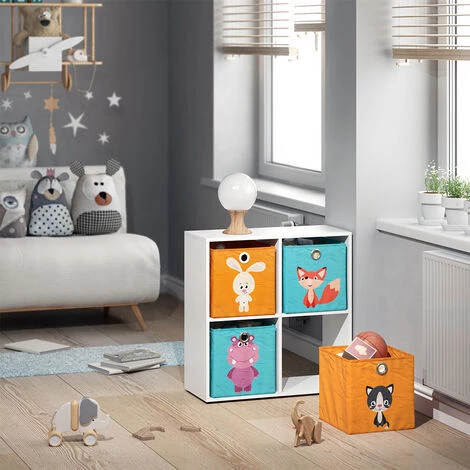 Boîte Pliable 30x30cm Lapin/Renard Lot De 2 Vicco 6 Boîte Pliable 30x30cm Lapin/Renard Lot De 2 Vicco – Image 4