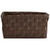 MSV Panier 19 * 14 * 8cm Chocolat 476C 1 MSV Panier 19 * 14 * 8cm Chocolat 476C -Petit rangement Soldes Magasin 52070548 1