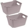 KEEEPER 2x Boîte De Rangement, Polypropylène, 1,8 L, Lotta, Gris, 19.5x14x10 Cm 2 KEEEPER 2x Boîte De Rangement, Polypropylène, 1,8 L, Lotta, Gris, 19.5x14x10 Cm -Petit rangement Soldes Magasin 52070632 1