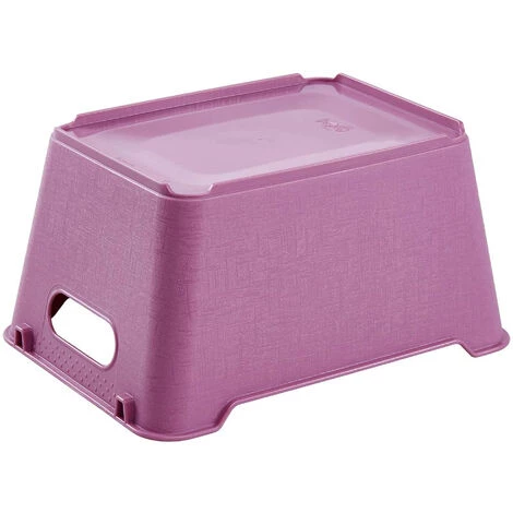 KEEEPER 2x Boîte De Rangement, Polypropylène, 6 L, Framboise, 29.5x19x15 Cm 5 KEEEPER 2x Boîte De Rangement, Polypropylène, 6 L, Framboise, 29.5x19x15 Cm – Image 3