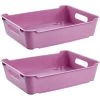 KEEEPER Boîte De Rangement 2x, Polypropylène, A5, Framboise, 28x21x6.5 Cm -Petit rangement Soldes Magasin 52070640 1