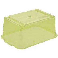 KEEEPER 2x Boîte De Rangement, Plastique Résistant (PP), 2,8 L, 25 X 17 X 10 Cm, Wilma, Vert Transparent -Petit rangement Soldes Magasin 52070646 3