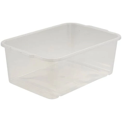 KEEEPER 2x Boîte De Rangement, Plastique Résistant (PP), 4,5 L, 30 X 20 X 11 Cm, Wilma, Neutre Transparent 4 KEEEPER 2x Boîte De Rangement, Plastique Résistant (PP), 4,5 L, 30 X 20 X 11 Cm, Wilma, Neutre Transparent – Image 2