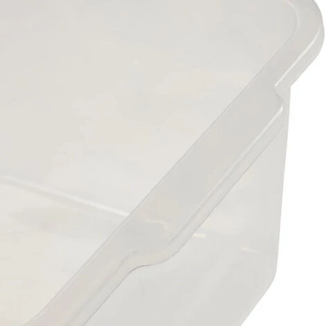 KEEEPER 2x Boîte De Rangement, Plastique Résistant (PP), 4,5 L, 30 X 20 X 11 Cm, Wilma, Neutre Transparent 5 KEEEPER 2x Boîte De Rangement, Plastique Résistant (PP), 4,5 L, 30 X 20 X 11 Cm, Wilma, Neutre Transparent – Image 3
