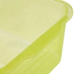 KEEEPER 2x Boîte De Rangement, Plastique Résistant (PP), 4,5 L, 30 X 20 X 11 Cm, Wilma, Vert Transparent -Petit rangement Soldes Magasin 52070648 4