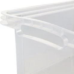 KEEEPER 2x Boîte De Rangement Avec Poignées Intégrées, Taille: S, 35 X 21 X 15 Cm, 6,5 L, Transparent -Petit rangement Soldes Magasin 52070670 4